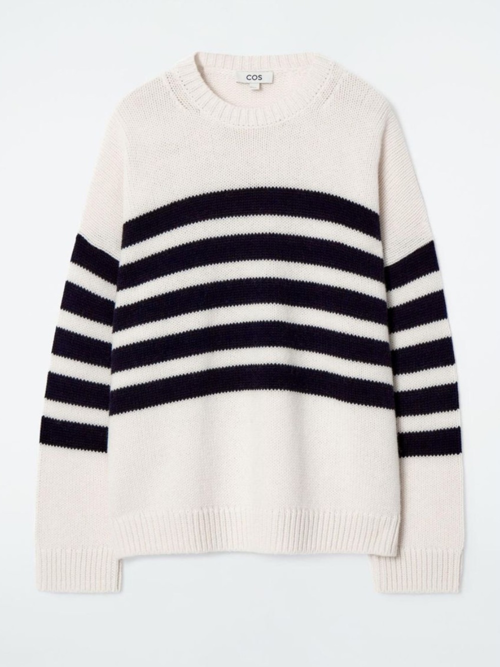 COS striped wool sweater